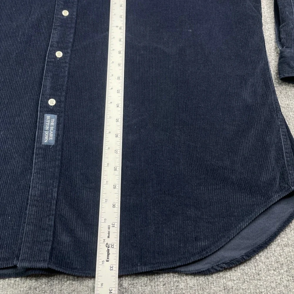 Polo Ralph Lauren Button Down Mens XXL Navy‎ Blue Corduroy The Blaire Shirt